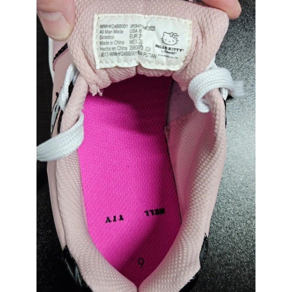 Hello Kitty Pink Sneakers Sanrio Size 6 - Picture 5 of 8
